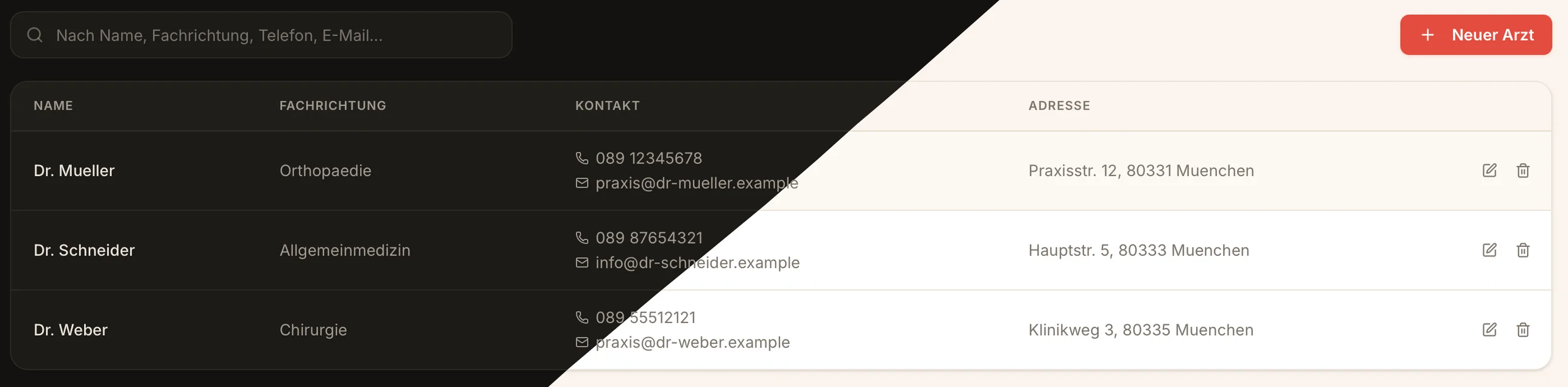 Dark Mode für späte Sessions — Vorschau